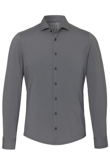 Pure H. Tico Overhemd FUNCTIONAL SHIRT LS 4030 21750 744 ANTHRACITE UNI