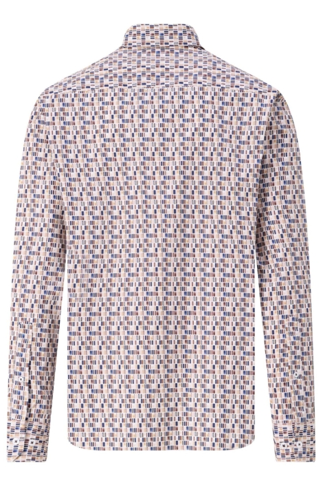 Campbell multi color heren overhemd | Achteraanzicht