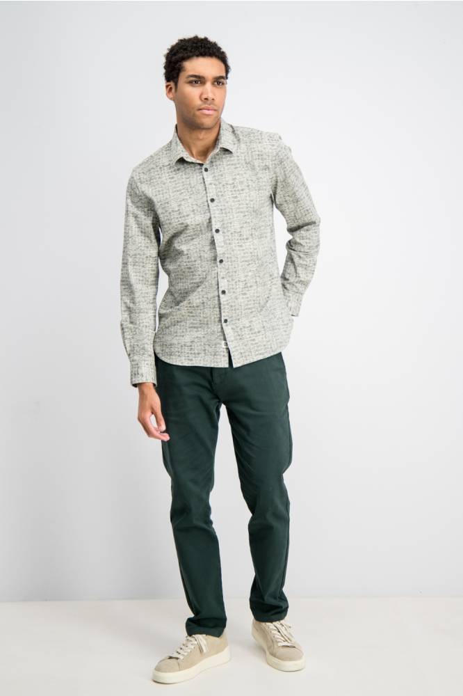 Gabbiano groene heren overhemd | Model