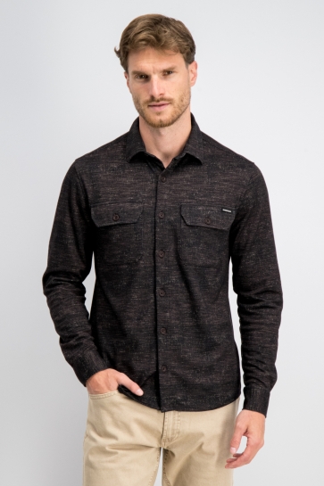 Gabbiano Overhemd HAWK 3367431 00674 Burnt Bordeaux