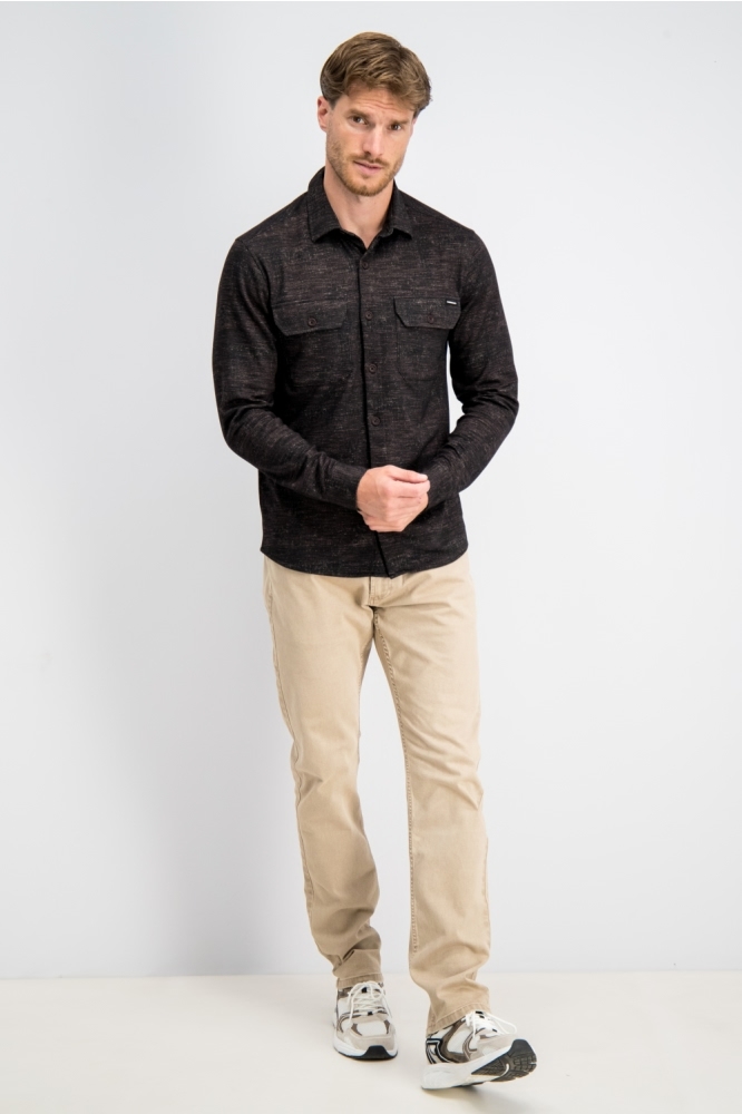 Gabbiano bordeaux heren overhemd | Model