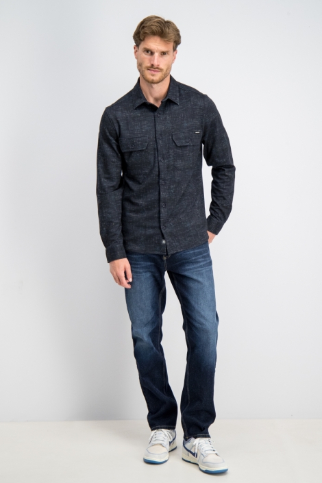 Gabbiano blauwe heren overhemd | Model