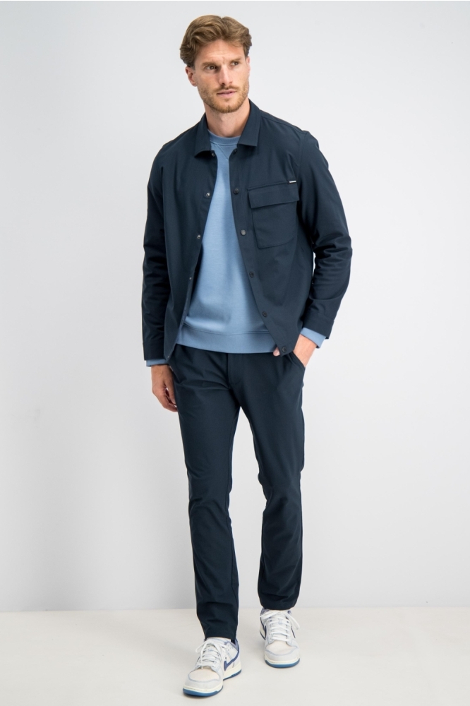 Gabbiano blauwe heren overhemd | Model