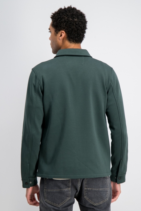 Gabbiano groene heren vest | Model achteraanzicht