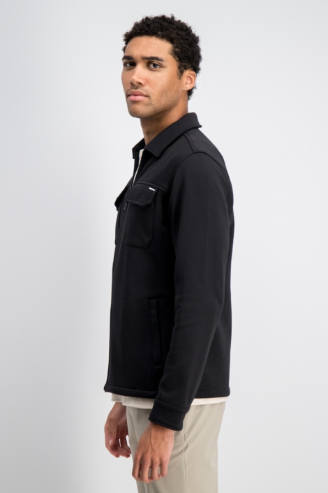 Gabbiano zwarte heren vest | Model zijaanzicht