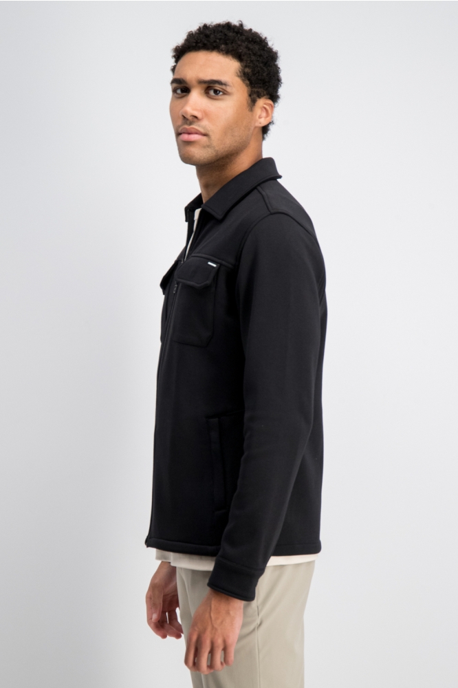 Gabbiano zwarte heren vest | Model zijaanzicht