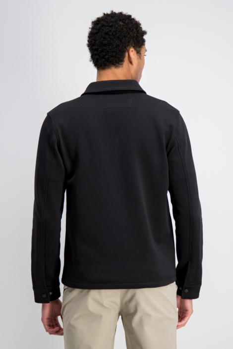Gabbiano zwarte heren vest | Model achteraanzicht