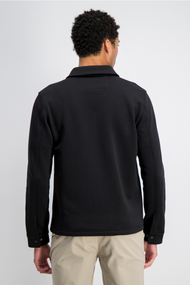 Gabbiano zwarte heren vest | Model achteraanzicht