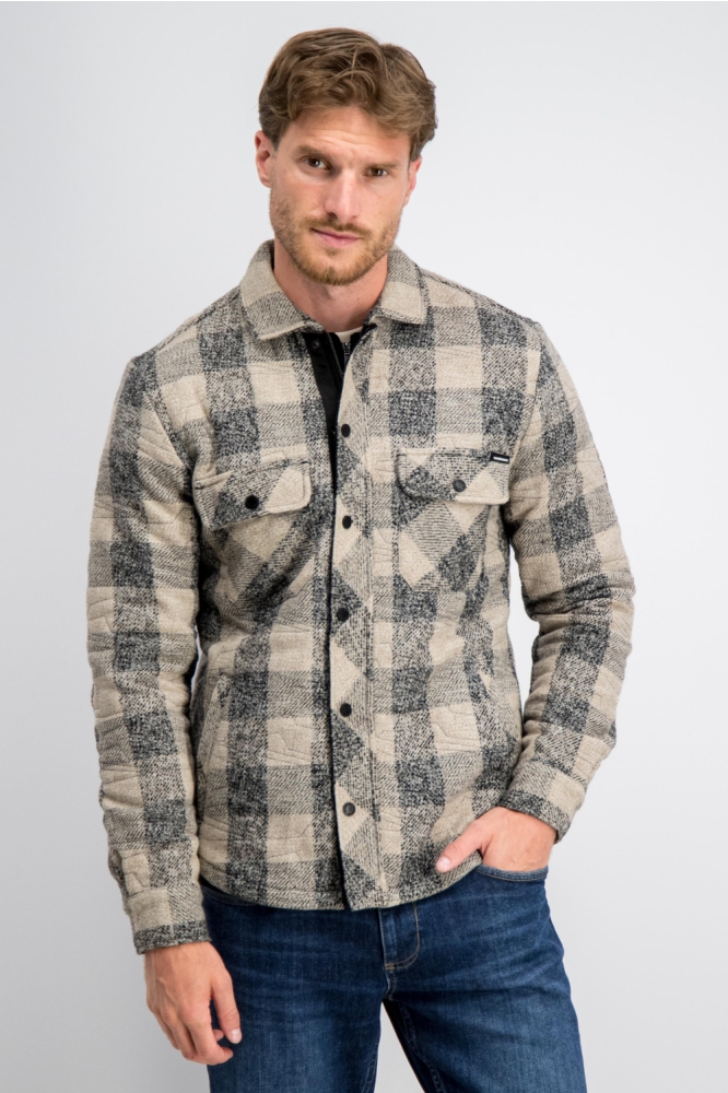 Gabbiano zand heren vest | Model vooraanzicht