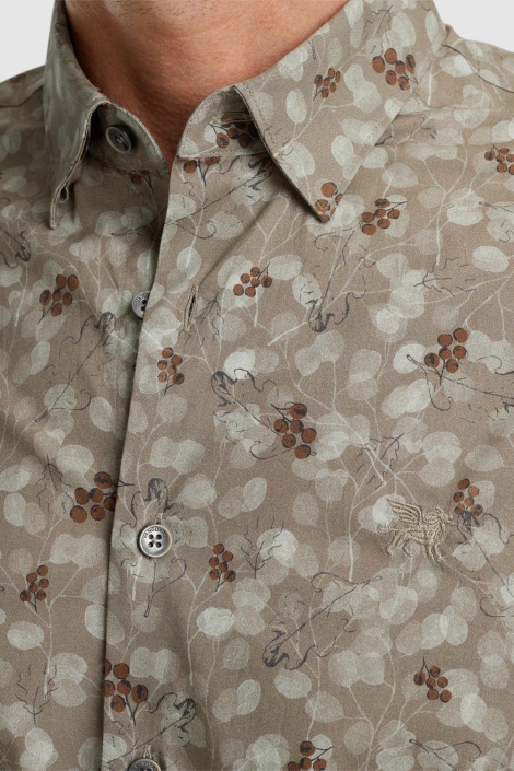 Vanguard groene heren overhemd | Close up