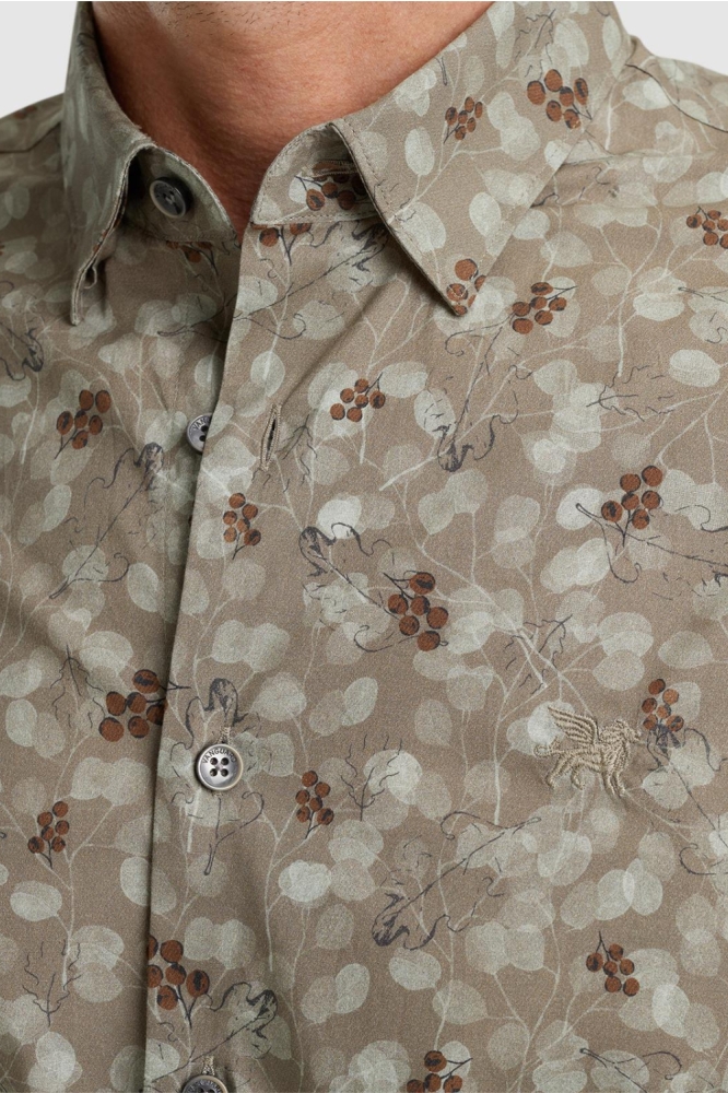 Vanguard groene heren overhemd | Close up