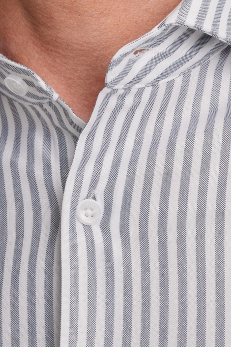 Vanguard blauwe heren overhemd | Close up
