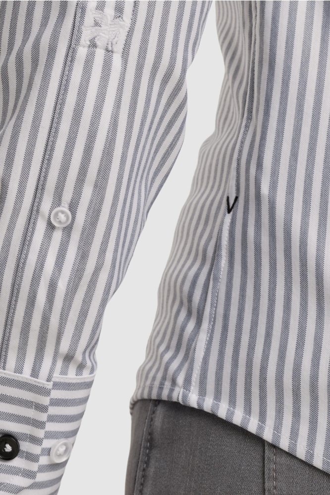 Vanguard blauwe heren overhemd | Close up
