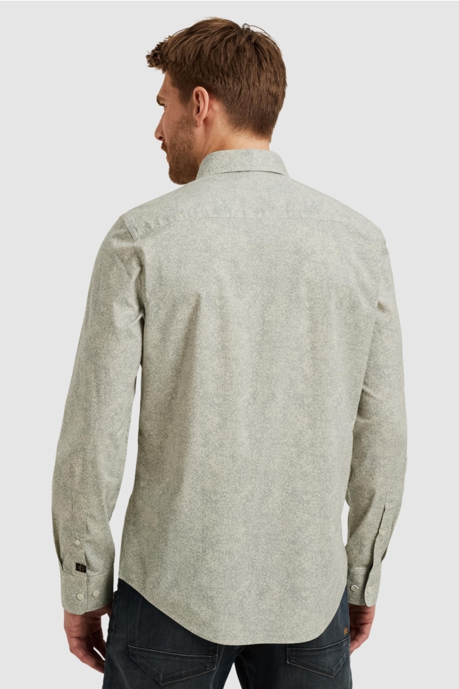 PME legend groene heren overhemd | Model achteraanzicht