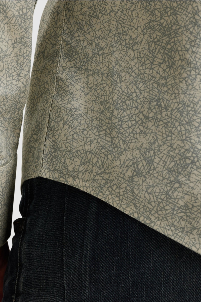 PME legend groene heren overhemd | Close up