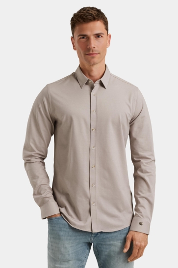 Cast Iron Overhemd OVERHEMD VAN TWILL JERSEY CSI2509220 4166