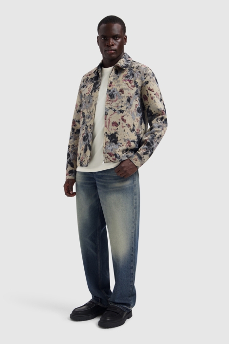 Pure Path taupe heren overhemd | Model