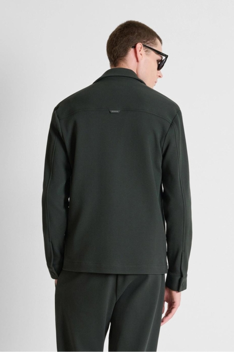 Antony Morato groene heren overhemd | Model achteraanzicht