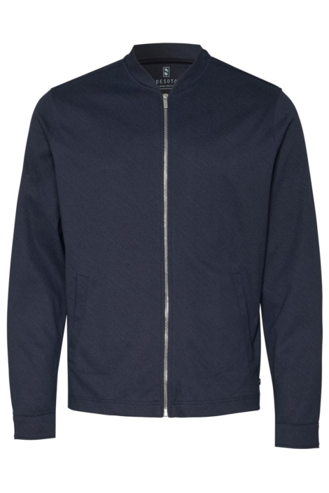 Desoto blauwe heren vest | Vooraanzicht