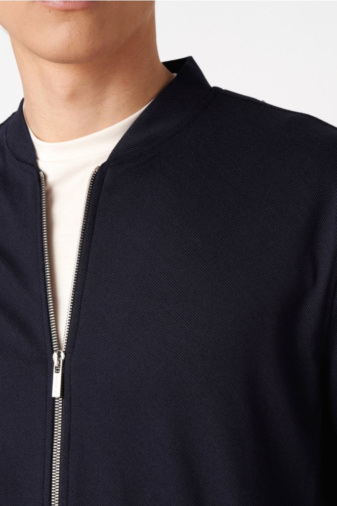 Desoto blauwe heren vest | Close up