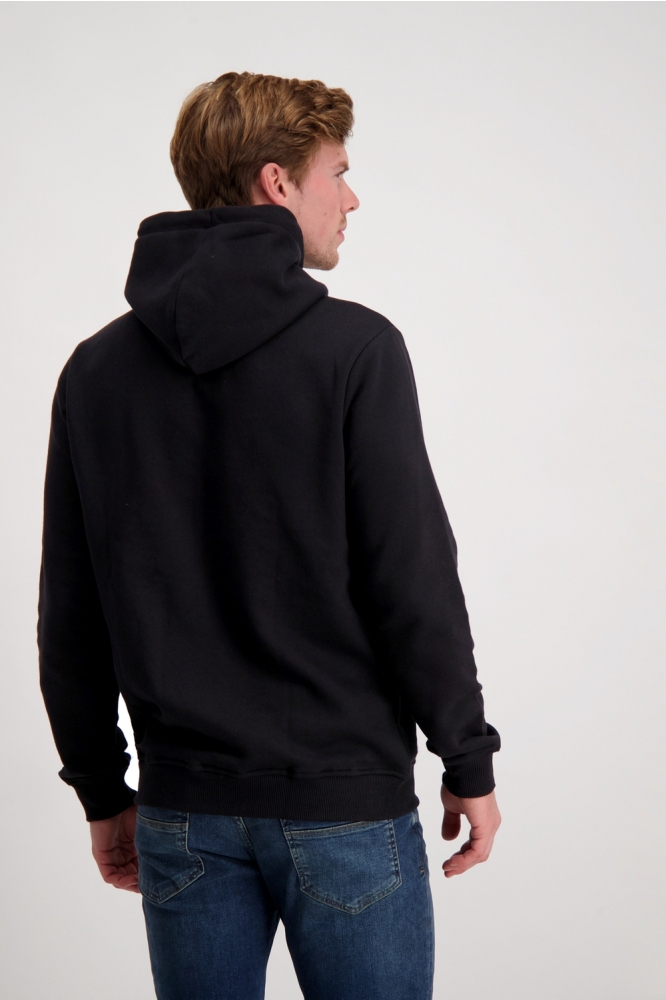 Cars zwarte heren sweater | Model achteraanzicht