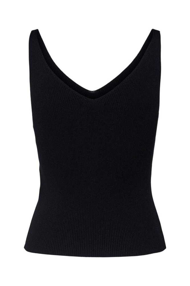 Jacqueline de Yong zwarte dames top | Achteraanzicht