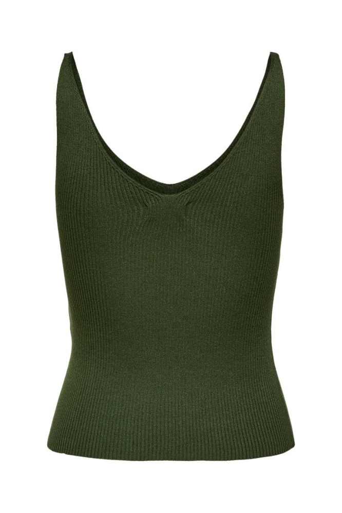 Jacqueline de Yong groene dames top | Achteraanzicht