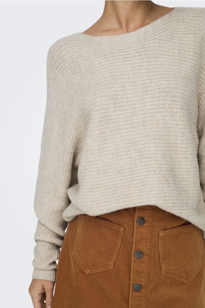 Only ecru dames trui | Close up