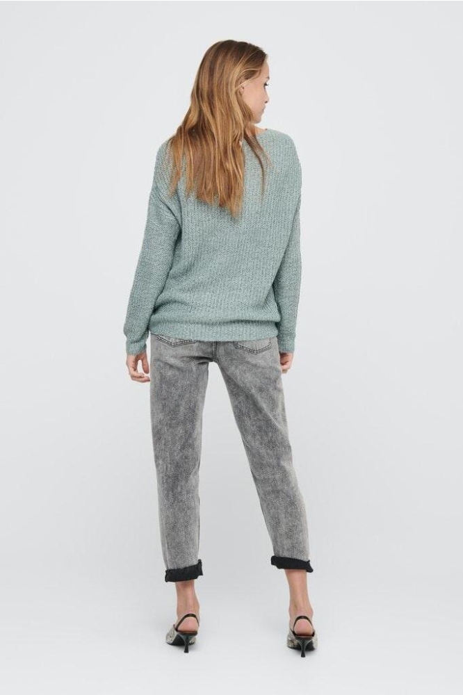 Jacqueline de Yong groene dames trui | Model