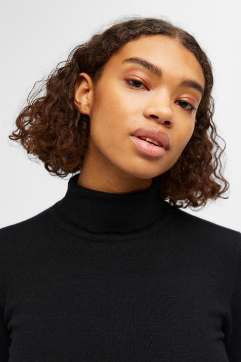 Object zwarte dames trui