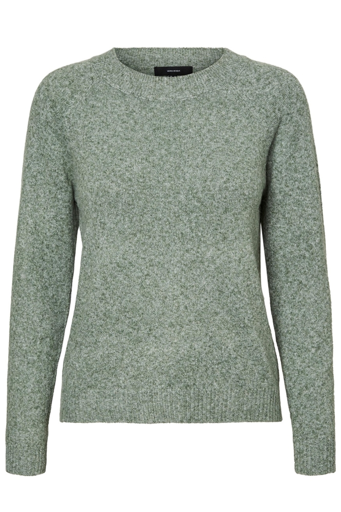 Vero Moda groene dames trui | Vooraanzicht