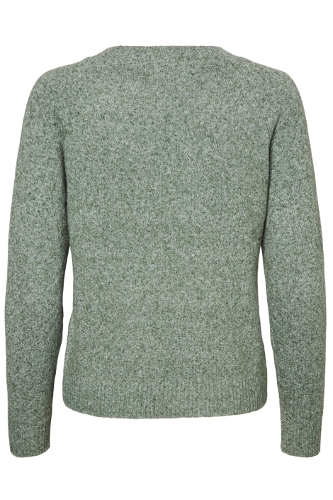 Vero Moda groene dames trui | Achteraanzicht