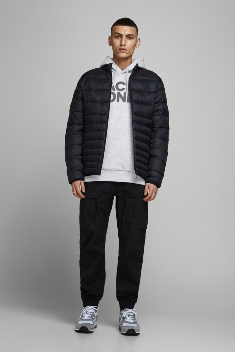 Jack & Jones grijze heren sweater | Model