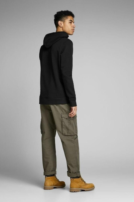 Jack & Jones zwarte heren sweater | Model