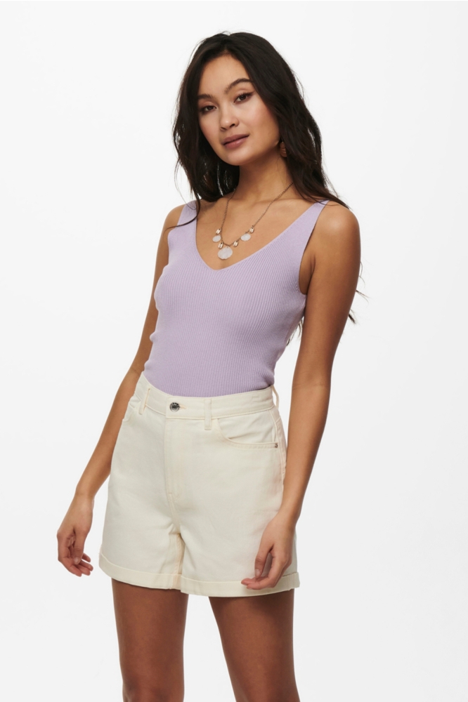 Jacqueline de Yong paarse dames top | Model