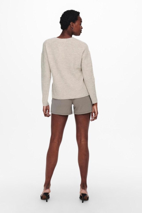 Only beige dames trui | Model