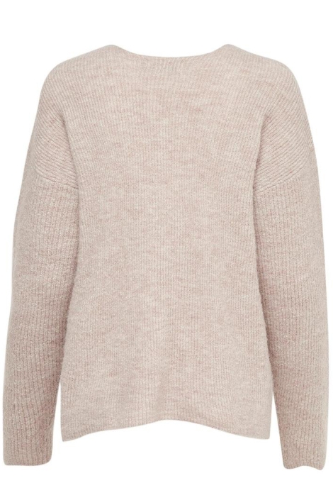 Only beige dames trui | Achteraanzicht