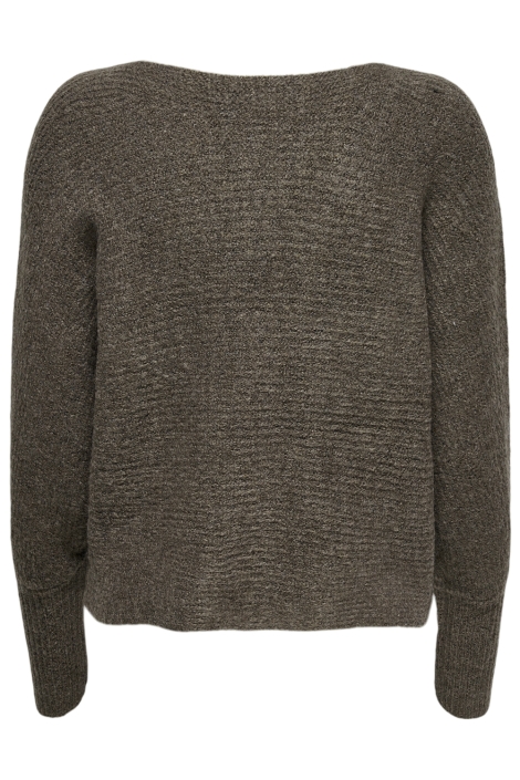 Only bruine dames trui | Achteraanzicht