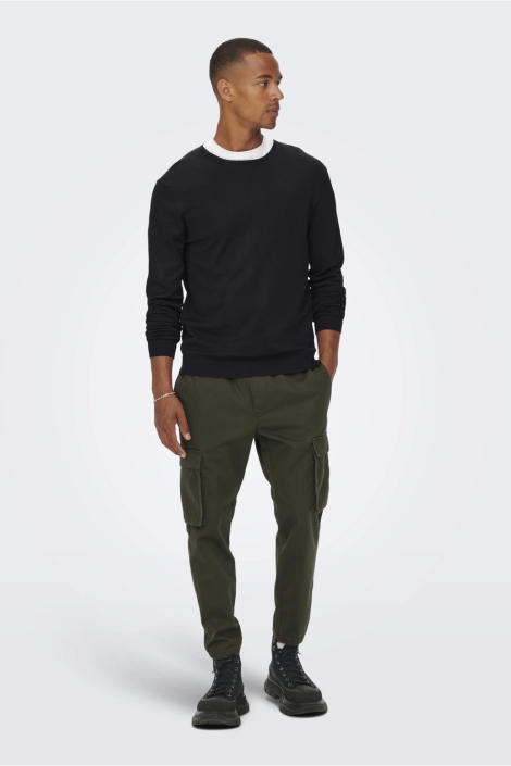Only & Sons zwarte heren trui | Model