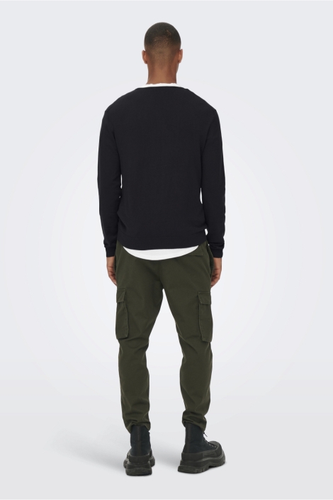 Only & Sons zwarte heren trui | Model