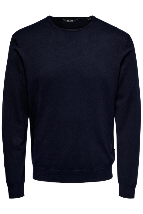 Only & Sons blauwe heren trui | Vooraanzicht