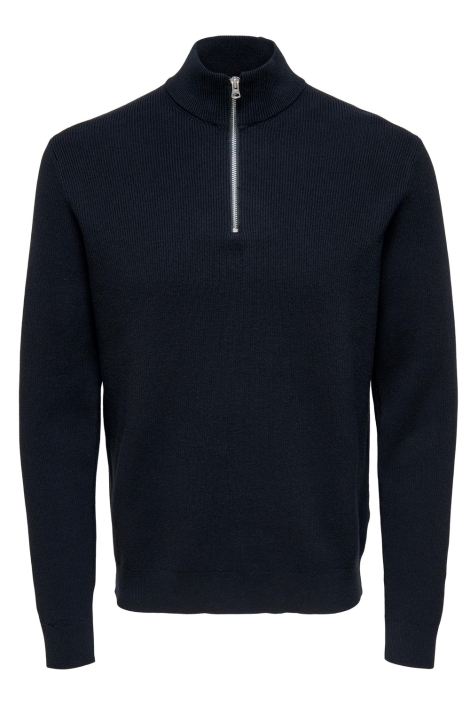 Only & Sons blauwe heren trui | Vooraanzicht