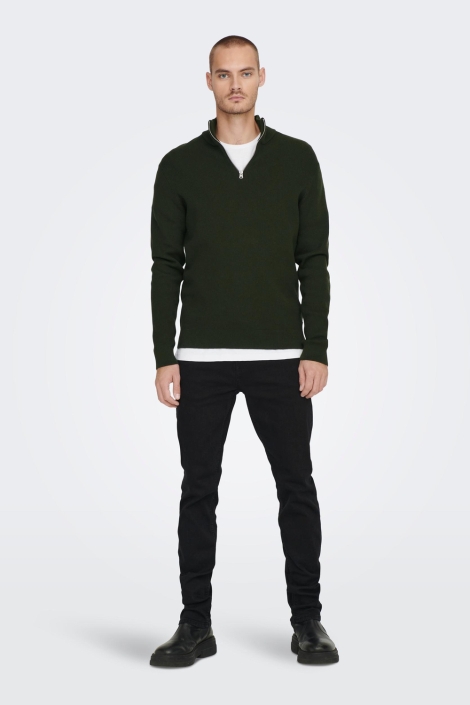 Only & Sons groene heren trui | Model