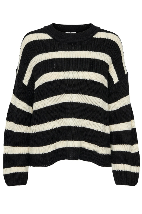 Jacqueline de Yong zwarte dames trui | Vooraanzicht