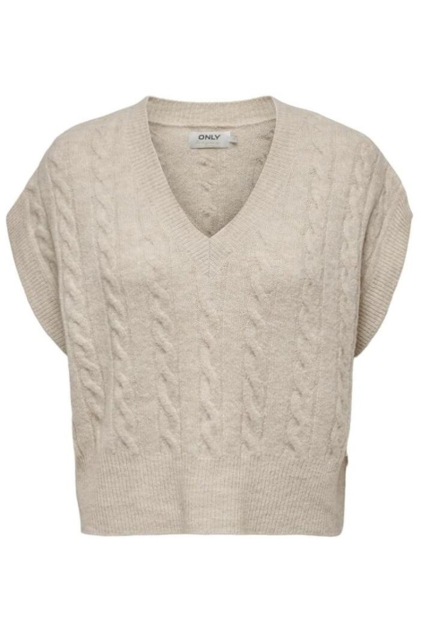 Only beige dames trui | Vooraanzicht