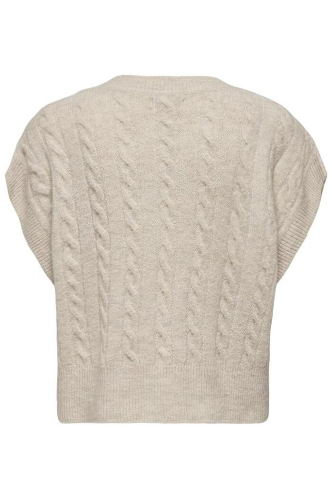 Only beige dames trui | Achteraanzicht