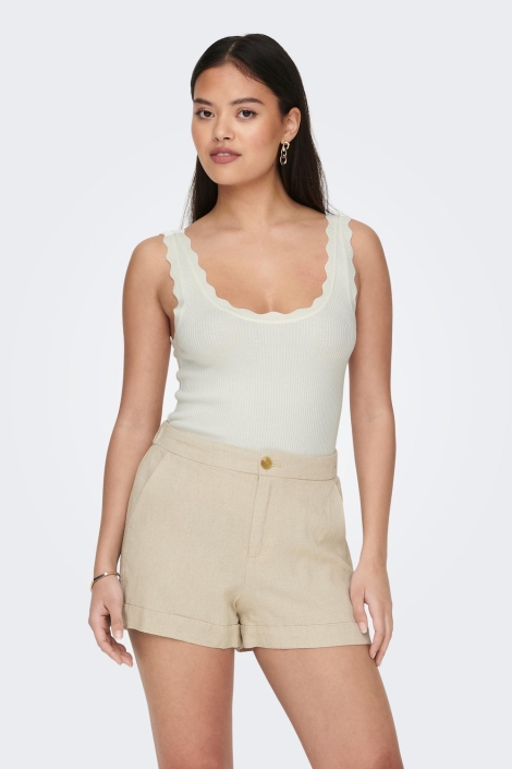 Jacqueline de Yong ecru dames top