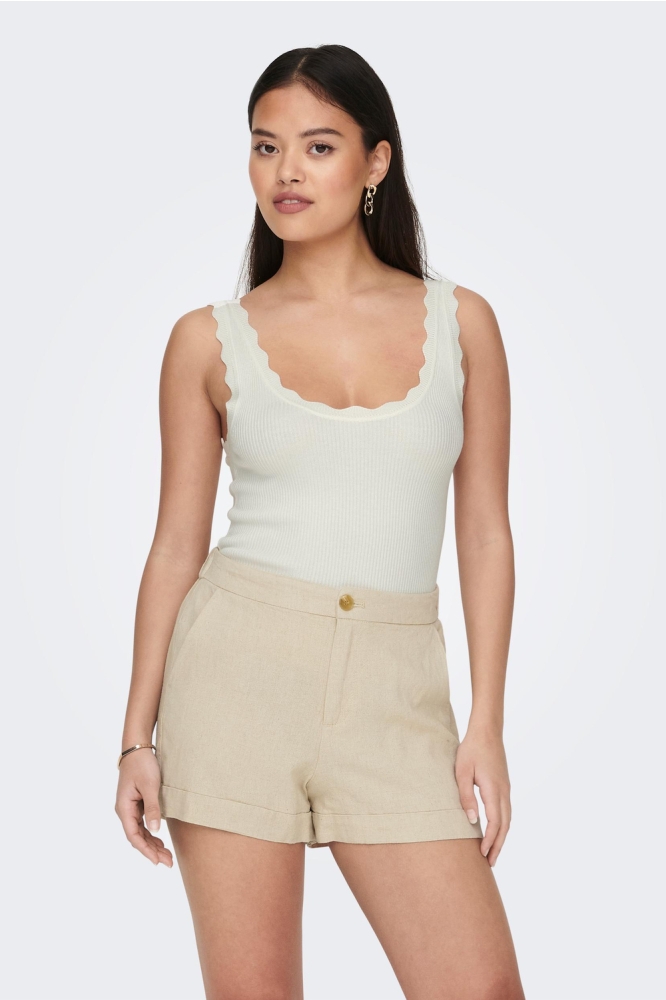 Jacqueline de Yong ecru dames top