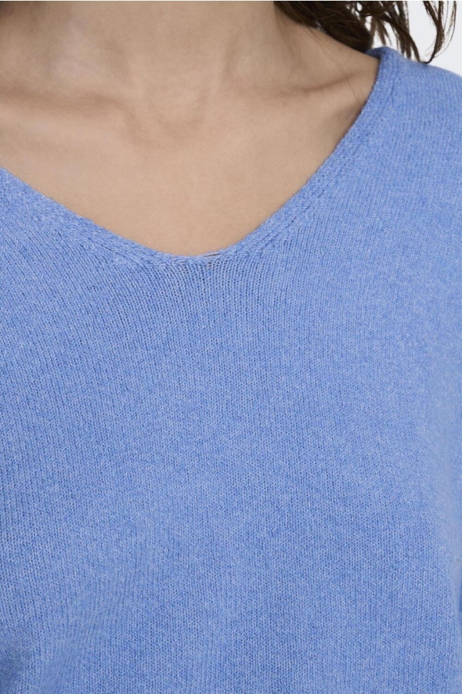 Only blauwe dames trui | Close up