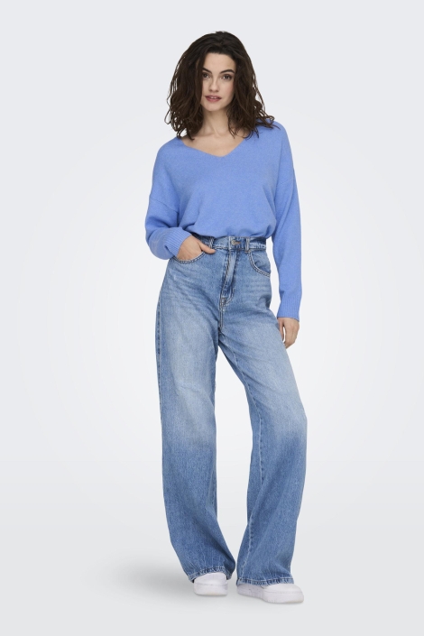 Only blauwe dames trui | Model